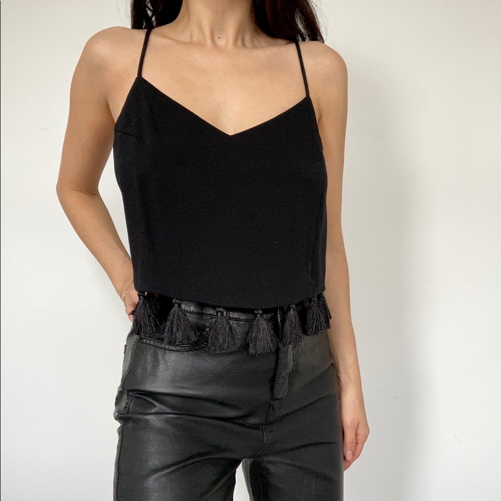 Club Monaco tassel crop size XS